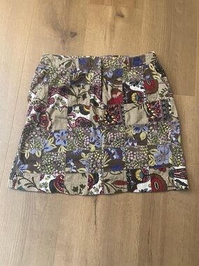 Vintage Patchwork Mini Skirt